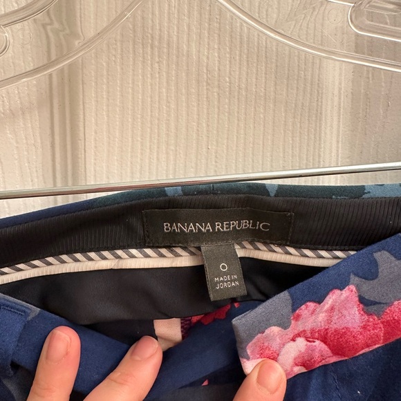 Banana Republic avery floral pants size 0 long - Picture 3 of 4